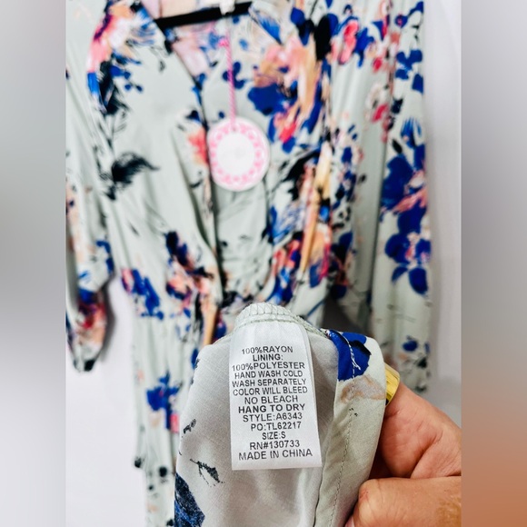 Umgee Multicolor Floral Dress - Picture 5 of 6